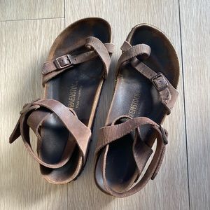 Birkenstock Mayari Ankle-wrap sandal in EU39